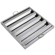 Winco Hood Filter Stainless Steel 20" x 20" x 1-1/2" - HFS-2020
