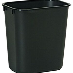 Rubbermaid 13 QT BLK Wastebasket - FG295500BLA