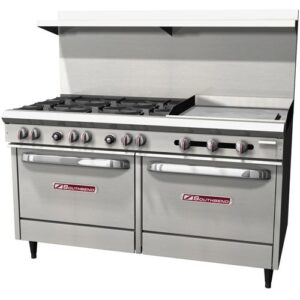 Southbend S60DD-2GL - 6 Burner W/24" Griddle