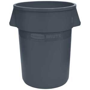 Rubbermaid 32 GAL Brute Container Gray - FG263200GRAY
