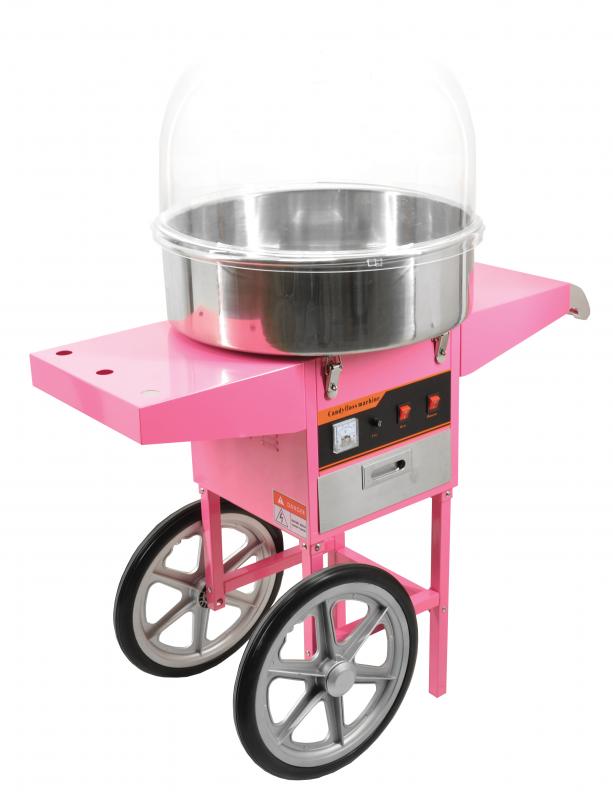 Omcan Candy Floss Machine w/ Trolley - 40383