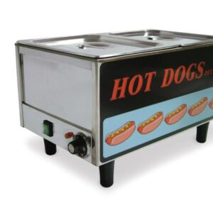 Omcan Stainless Steel Hotdog Steamer & Bun Warmer