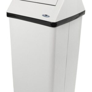 Frost Large Metal Garbage Container White - 300-NL