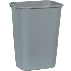 Rubbermaid Large Plastic Wastebasket Gray - FG295700GRAY
