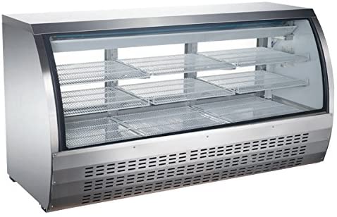 Omcan 82” Stainless Steel Refrigerated Display Case - 50080