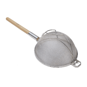 Winco Double Mesh Strainer Reinforced Rnd -  MST-14D