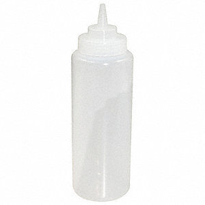 Wide Mouth Squeeze Bottle 32oz Clear - 6934