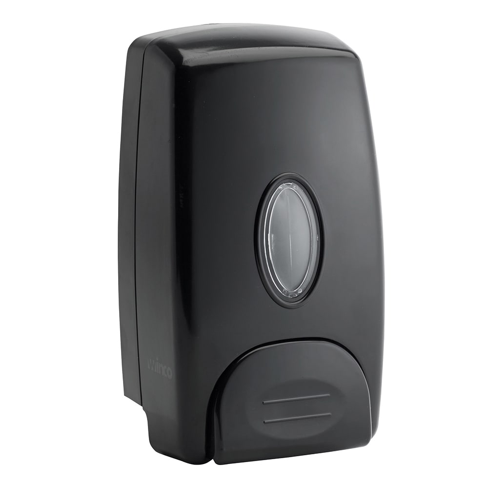 Winco 1L Soap Dispenser Manual Black