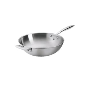Thermalloy Stainless Steel Wok Pan 12'' - 5724095