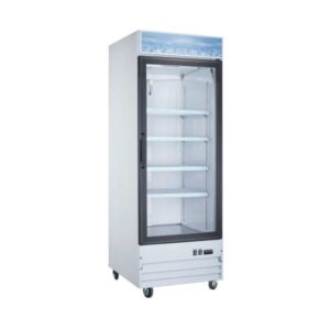 Omcan 28" White Single Glass Door Cooler - 50036