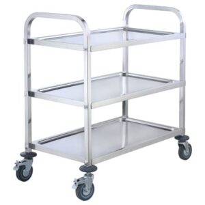 Winco Stainless Steel 3 Tier Trolley - SUC-40