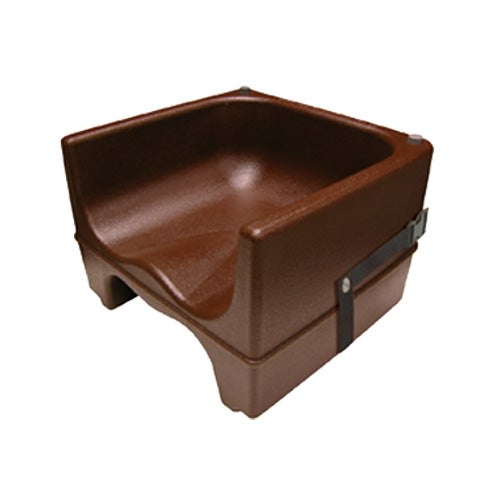 Update Brown Plastic Booster Chair W/Safety Strap - PP-BCS/BR