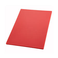 Winco Cutting Board 18"x24"x1/2" Red CBRD-1824