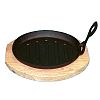 Bay-Lee 10"Cast Iron Sizzle Platter Oval - M1018