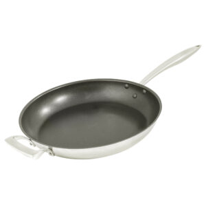 Thermalloy Stainless Steel Fry Pan 14'' Excalibur Coated - 5724064 (Lid 5724136)