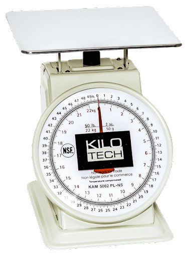 Kilotech Analogue Mechanical Dial Scale 50 LBS - KAM5002PL