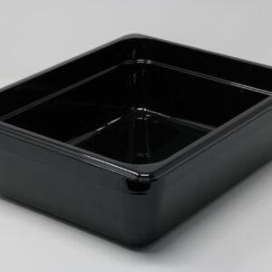Cambro 1/2 Insert High Heat Black 4'' Deep - 24HP110