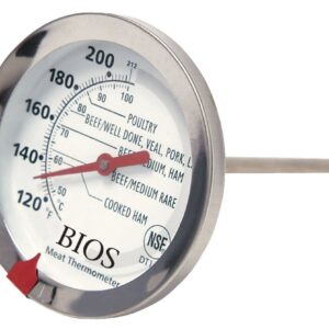 BIOS Meat Thermometer 4-1/4" Stem - DT159