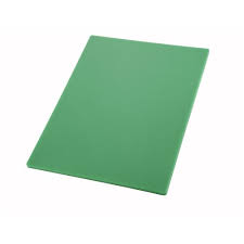 Winco Cutting Board 12" x 18" x 1/2" Green - CBGR-1218
