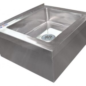Omcan Stainless Steel Mop Sink - 24412 (20" x 16" x 6")