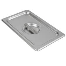 Browne 1/4 Stainless Steel Insert Lid - 575558