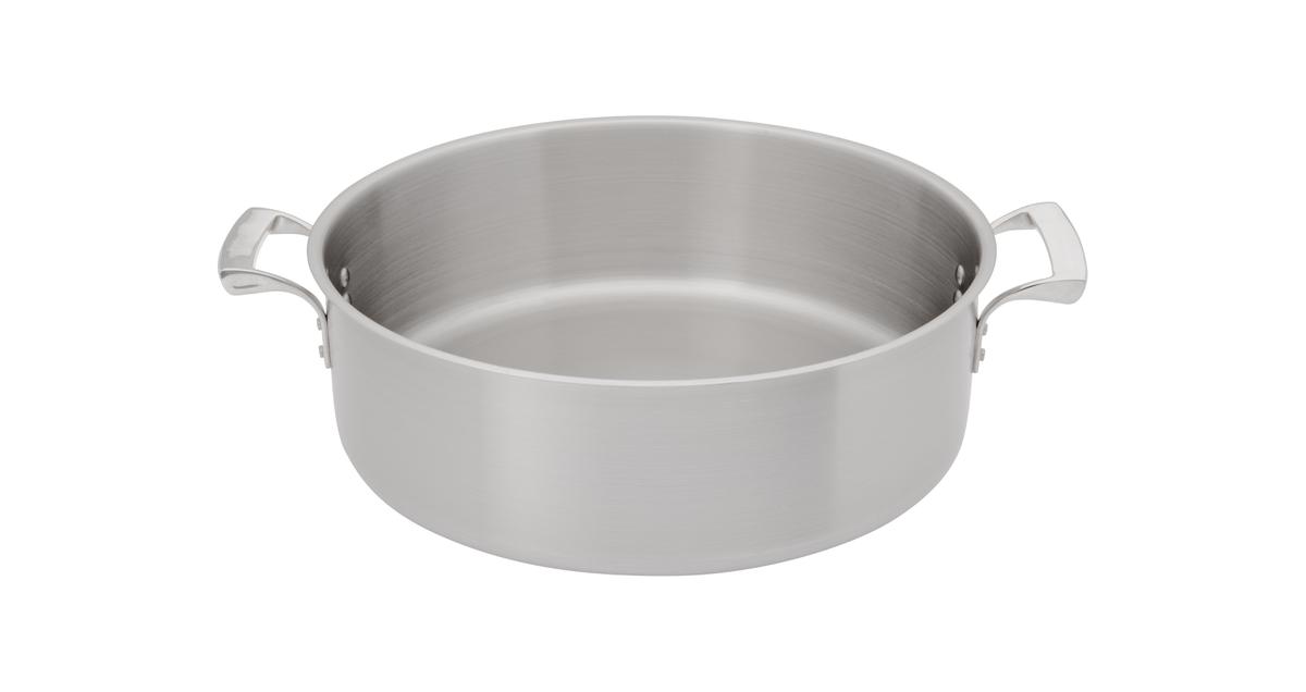Thermalloy Stainless Steel Brazier Pot 25 QT - 5724024 (Lid 5724145)