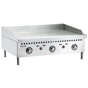 Vulcan Countertop 36” Thermostatic Natural Gas Griddle - VCRG36-T