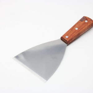 Winco 4" Scraper Wooden Handle - WSCR-4