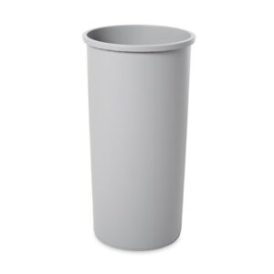 Rubbermaid Gray 22 Gallon Untouchable Round Container - FG354600GRAY