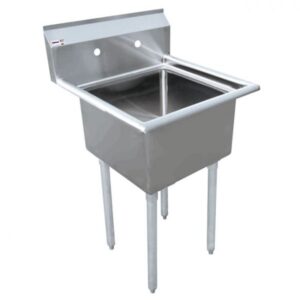 Omcan Single Pot Sink 24'' x 24'' x 14'' - 22118