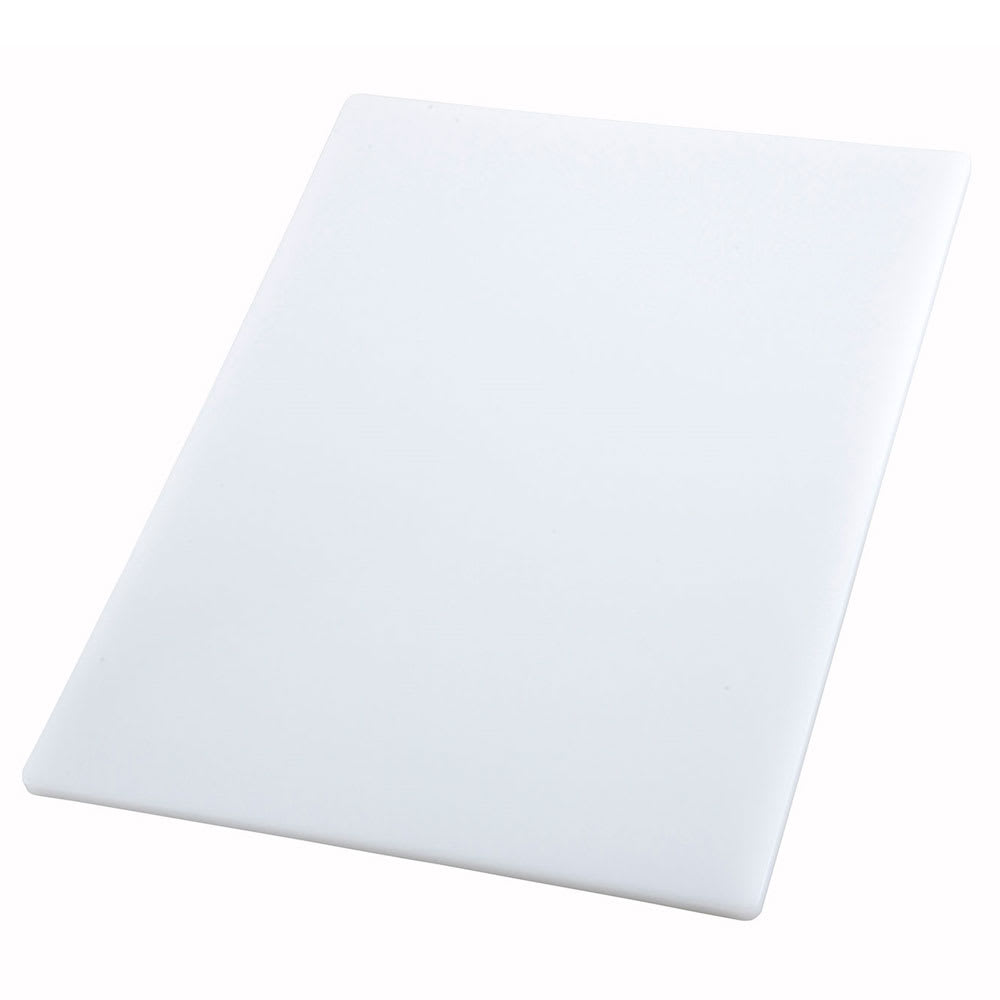 Winco White Cutting Board CBWT-1218 - 12x18x1/2"