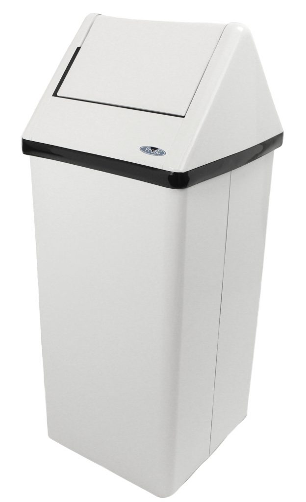 Frost Medium Metal Garbage Container White - 301NL
