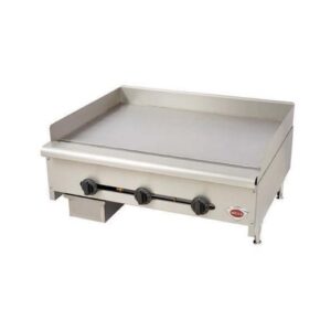 Wells Natural Gas Heavy Duty 36" Countertop Griddle with Thermostatic Controls - HDTG-3630G