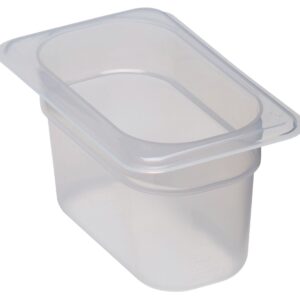 Cambro 1/9 Translucent Food Pan White  4'' Deep - 94PP190