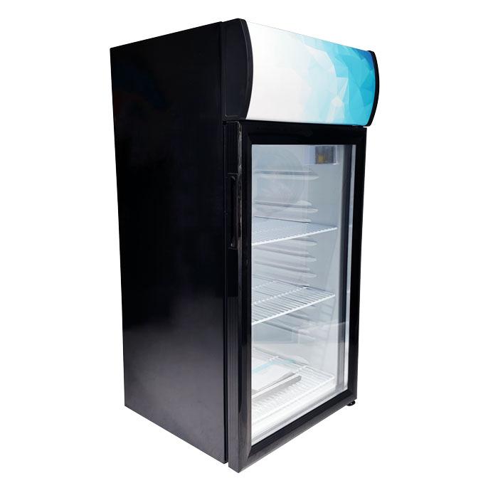 Omcan 18" Countertop Display Refrigerator with 80 L Capacity - 44530