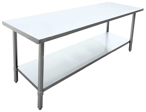 All Stainless Worktable 24" x 72" x 36" - 19140-WTS2472