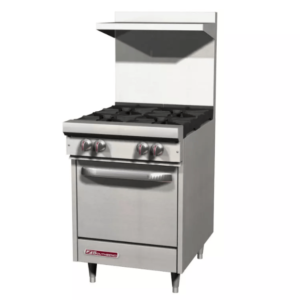 Southbend S24E 24" 4 Burner Natural Gas Range w/ Space Saver Oven