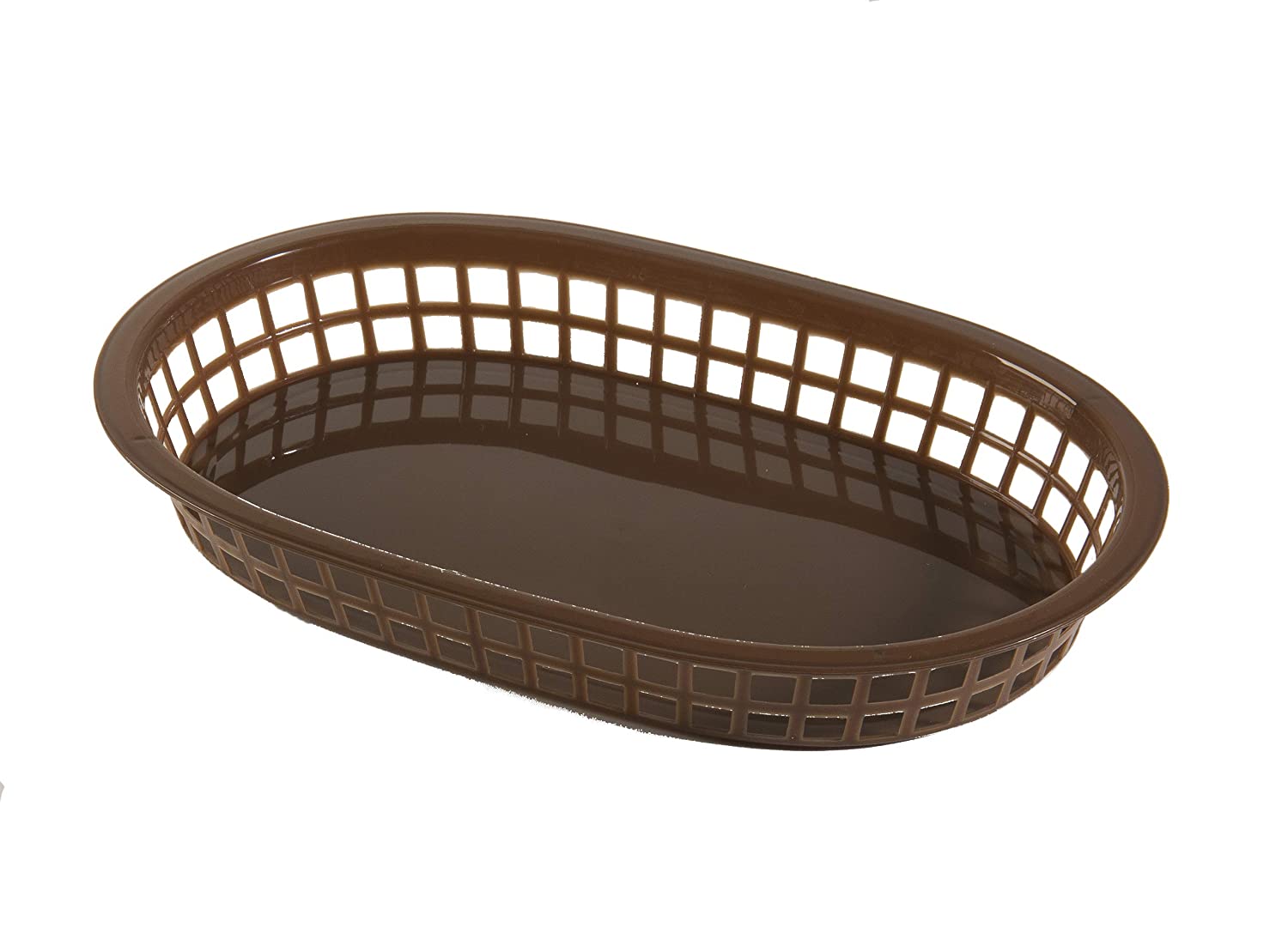 Update Oval Fast Food Basket 10-1/2 x 7" - Pack of 12 - BB107B