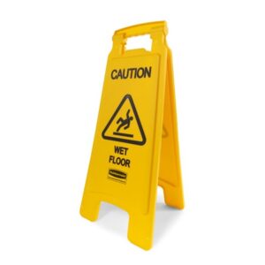 Rubbermaid Yellow Wet Floor Sign - FG11277YEL