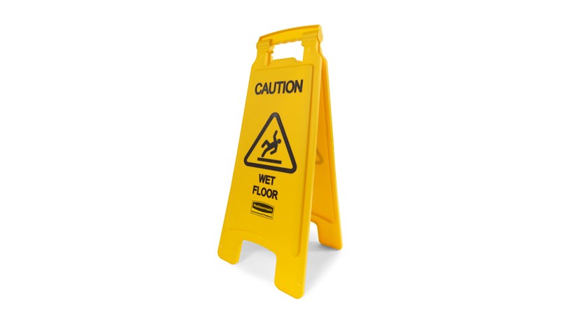 Rubbermaid Yellow Wet Floor Sign