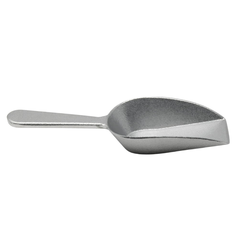 Aluminum Utility Scoop Aluminum Flat Bottom 4 oz - ASFB-4