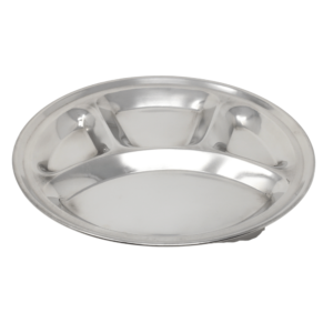 Vinod Compartmental/Multi Purpose Plate 28 cm S/S - 4COMP-28L