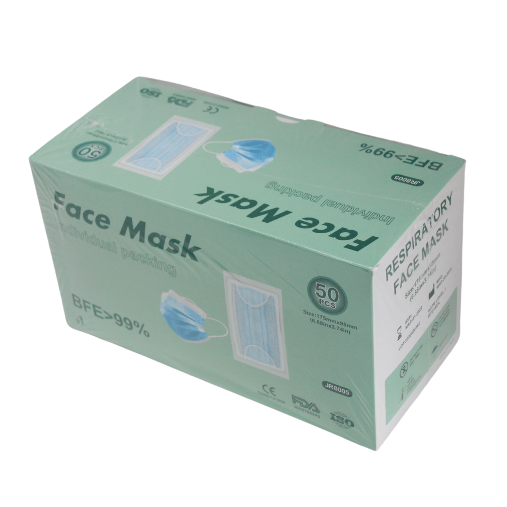 Face Mask 3 Layers Pack Of  50 Pcs