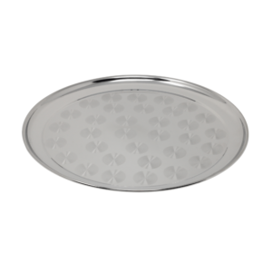Vinod Round Serving Tray S/S 12'' - RTS-13H