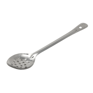 Winco Perforated Basting Spoon Stainless Steel 15'' - BSPT-15