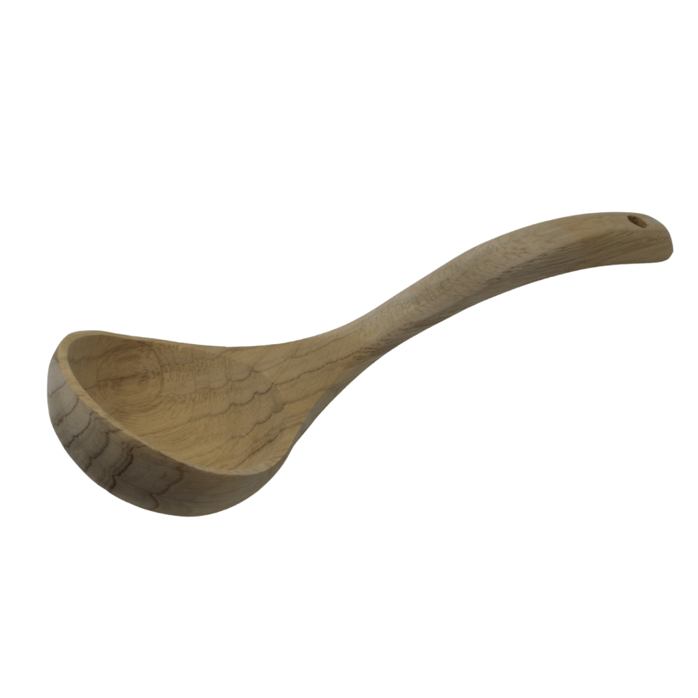 Wooden Curved Soup Ladle - 239