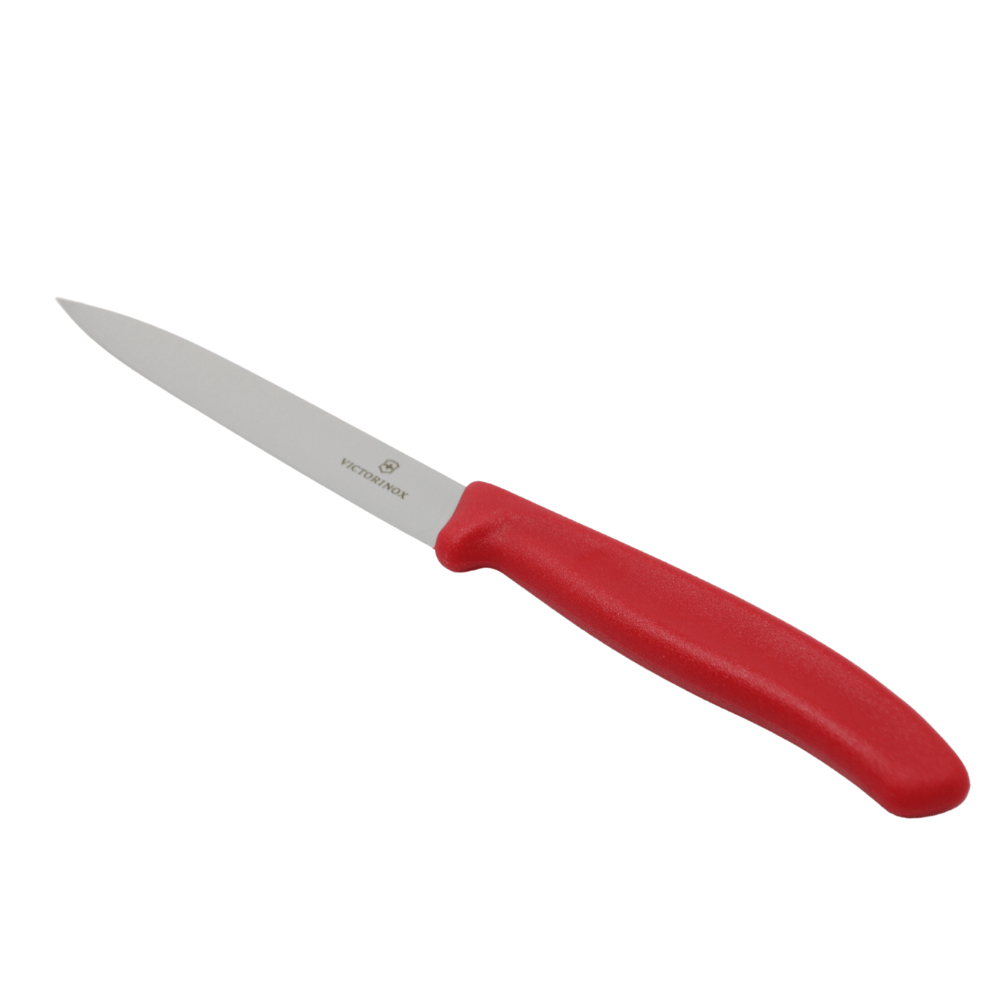 Victorinoix Paring Knife 4" Straight Red 6.7701