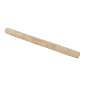 Baylee 12" x 1" Pastry Wood Rolling Pin - 5085