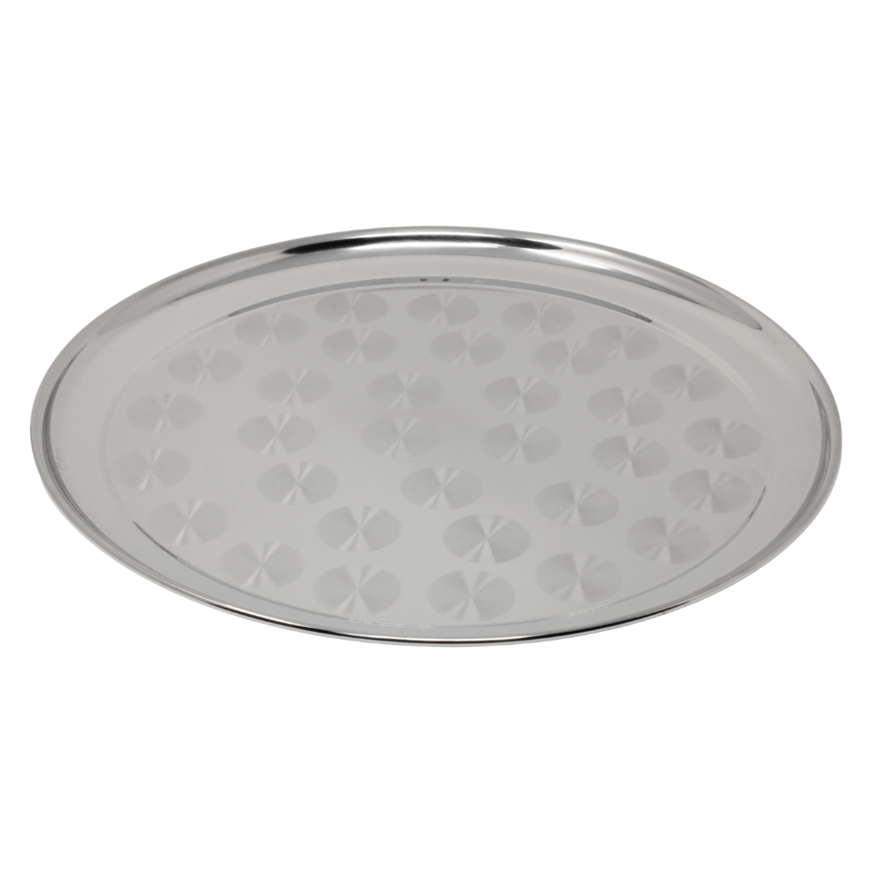 Vinod Round Serving Tray 13'' - RTS-14H Vinod Round Serving Tray 13'' - RTS-14H