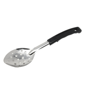 Update Perforated Basting Spoon 11'' Black Handle - BHPP-11